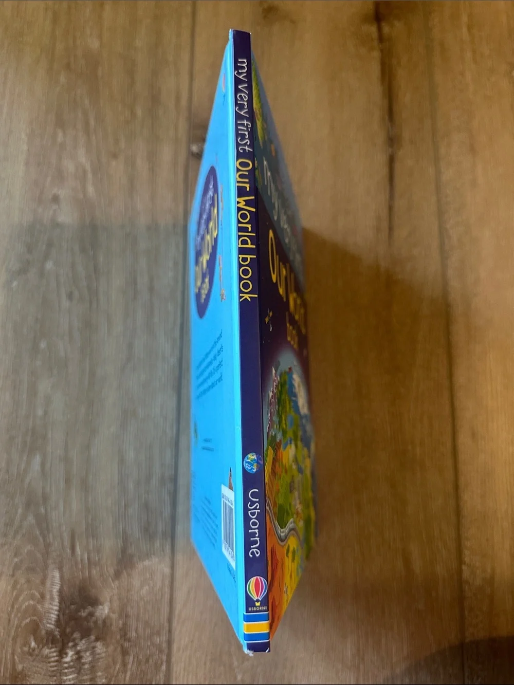 Usborne My Very First Our World Book - Bright Blue and Yellow Cover